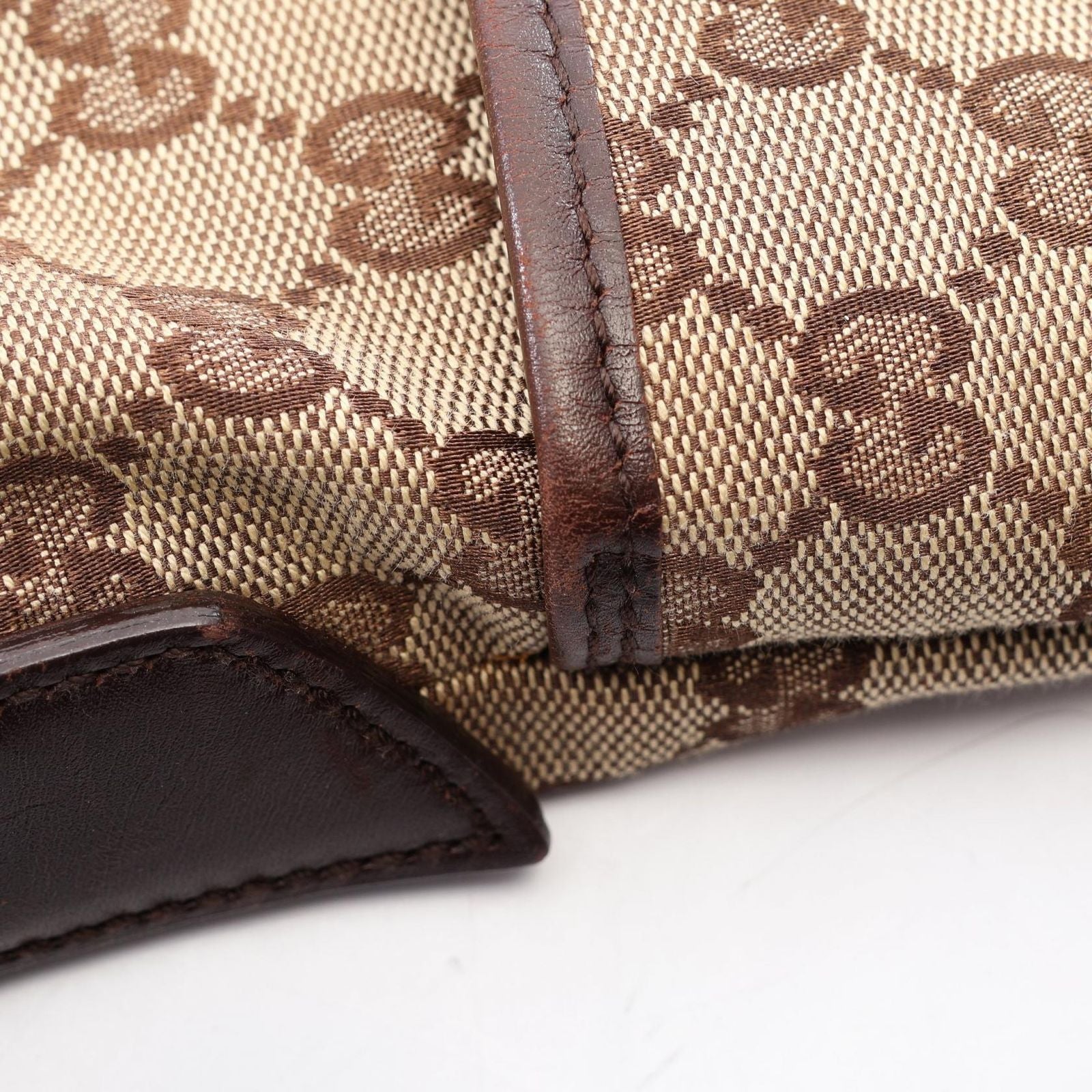 Gucci Shoulder Bag GG Canvas Beige Brown — view 7