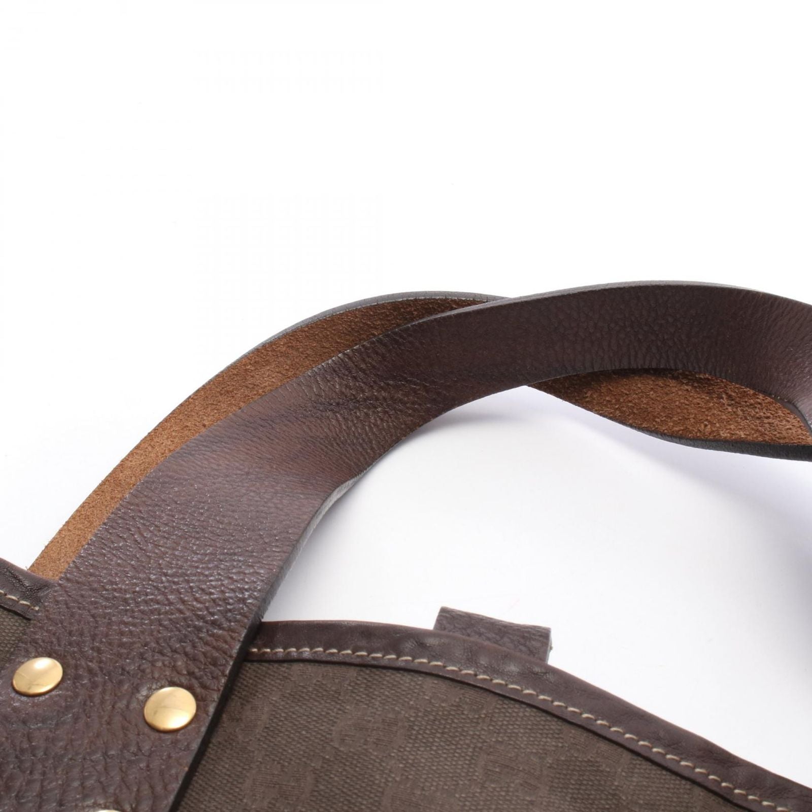 Gucci Tote Large GG Canvas Dark Brown — view 7