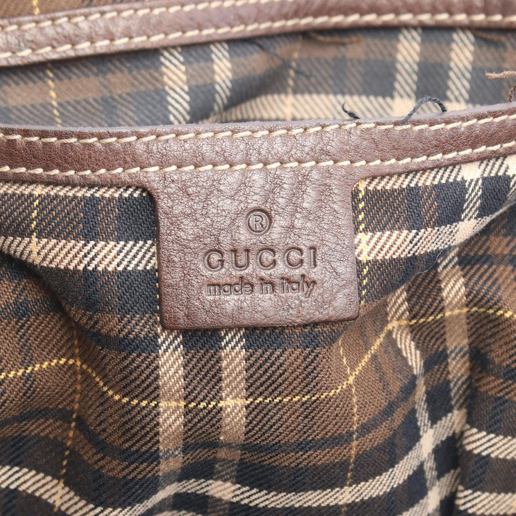 Gucci Tote Large GG Canvas Dark Brown — view 4