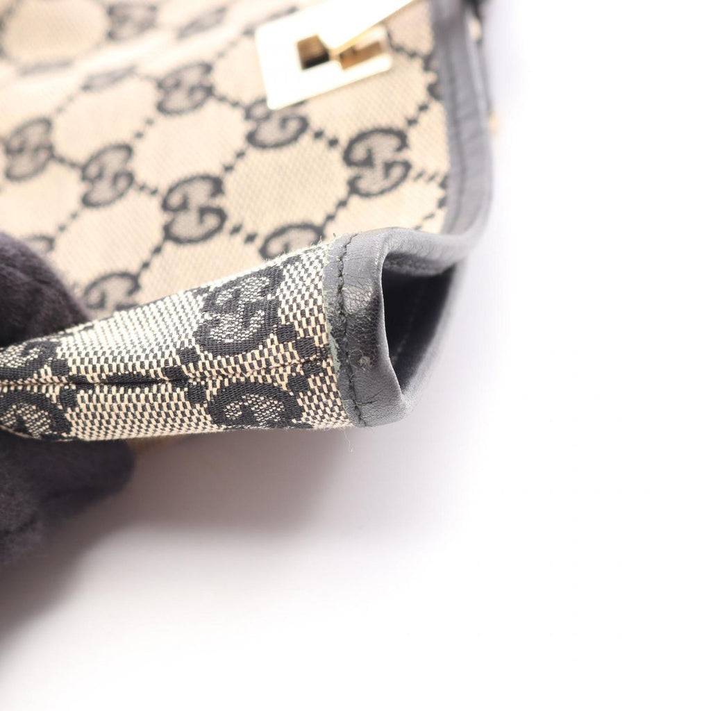 Gucci Tote GG Canvas Beige Navy — view 8