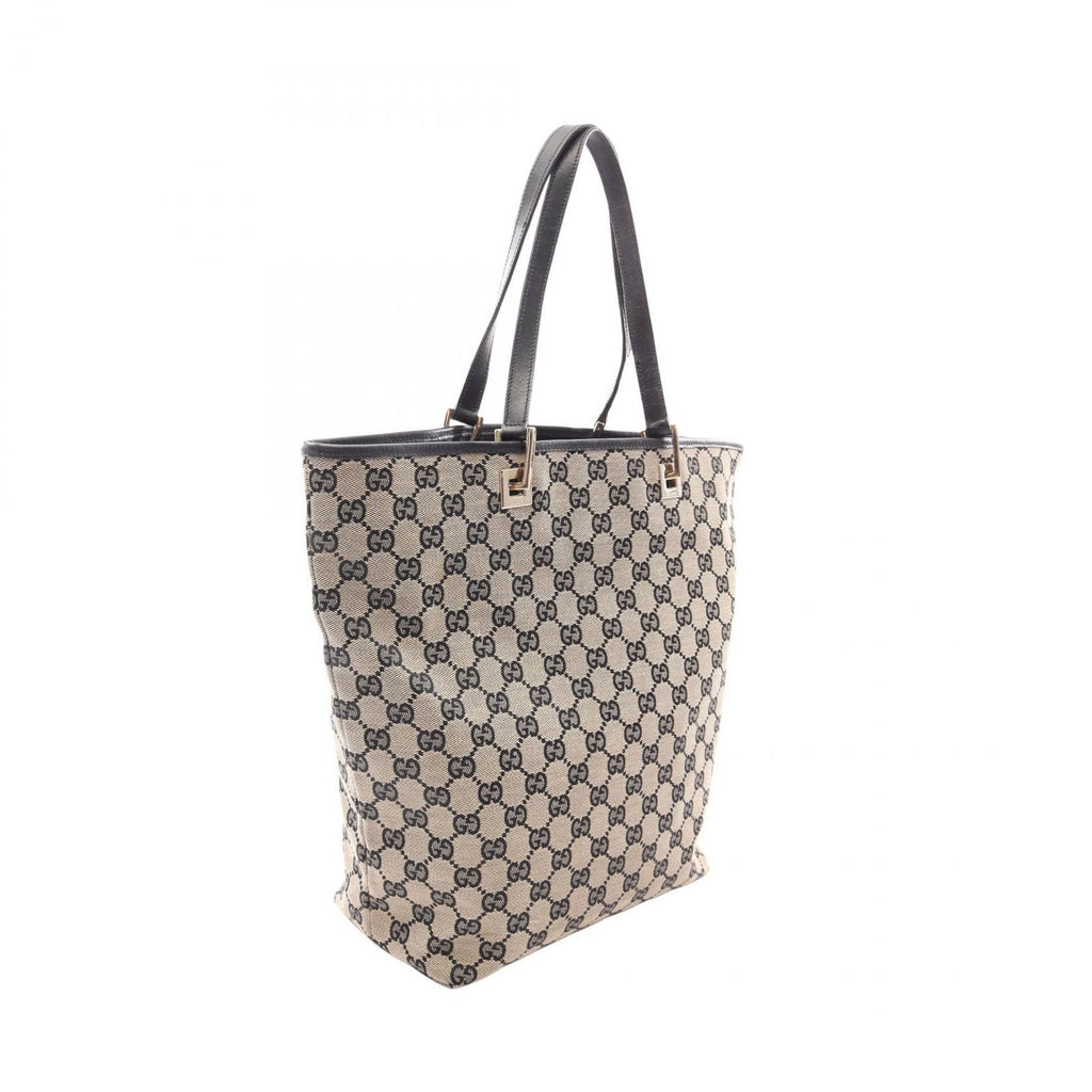 Gucci Tote GG Canvas Beige Navy — view 2