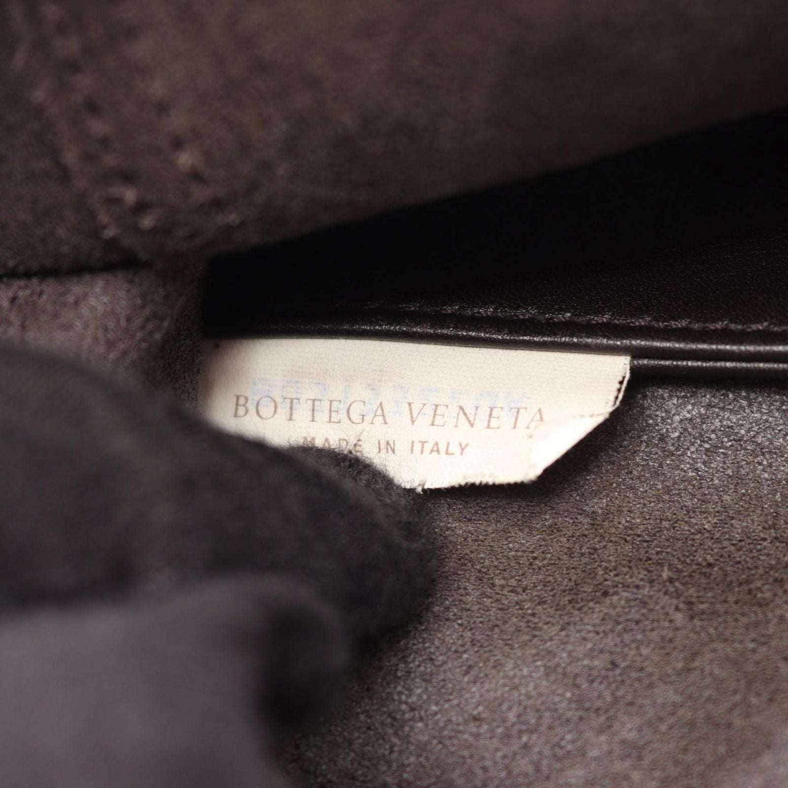 Bottega Veneta Tote Intrecce Omillage Papillon Dark Brown Leather Large — view 4