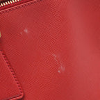 Prada Handbag Galleria Red Leather Hand — view 6