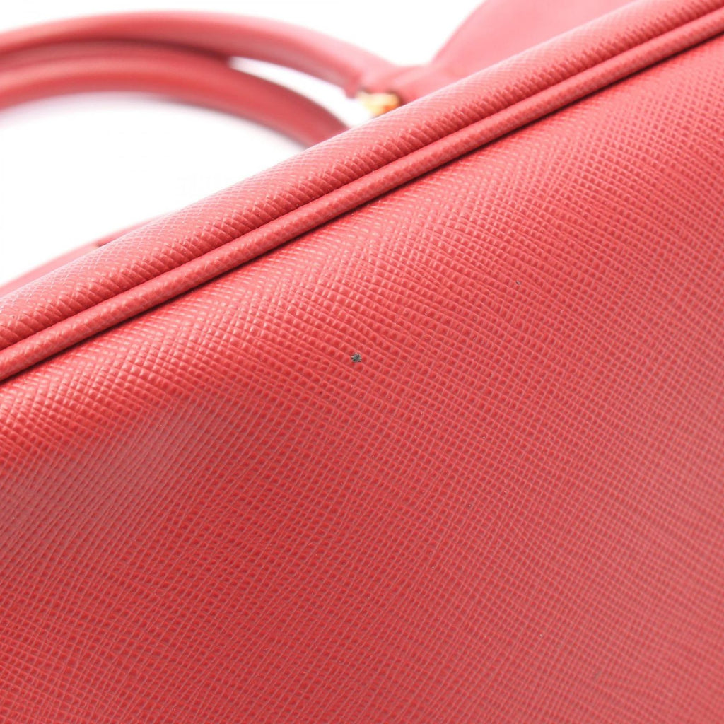 Prada Handbag Galleria Red Leather Hand — view 9
