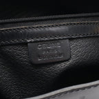 Celine Tote Macadam Black Brown Canvas Leather — view 4