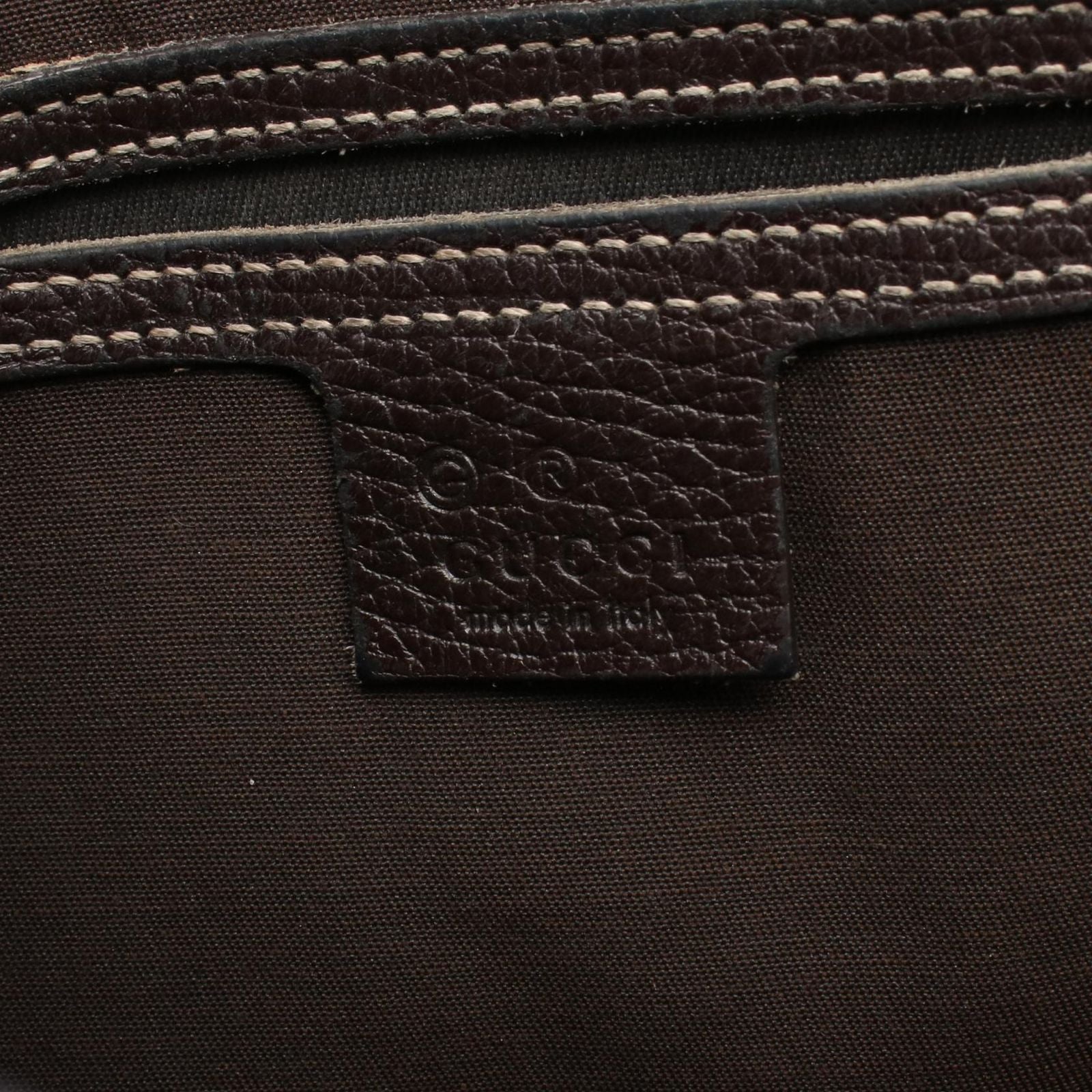 Gucci Shoulder Bag Abbey GG Crystal Beige Canvas Leather — view 4