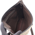 Gucci Shoulder Bag Abbey GG Crystal Beige Canvas Leather — view 3