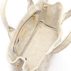 Prada Tote Canapa White Canvas — view 3