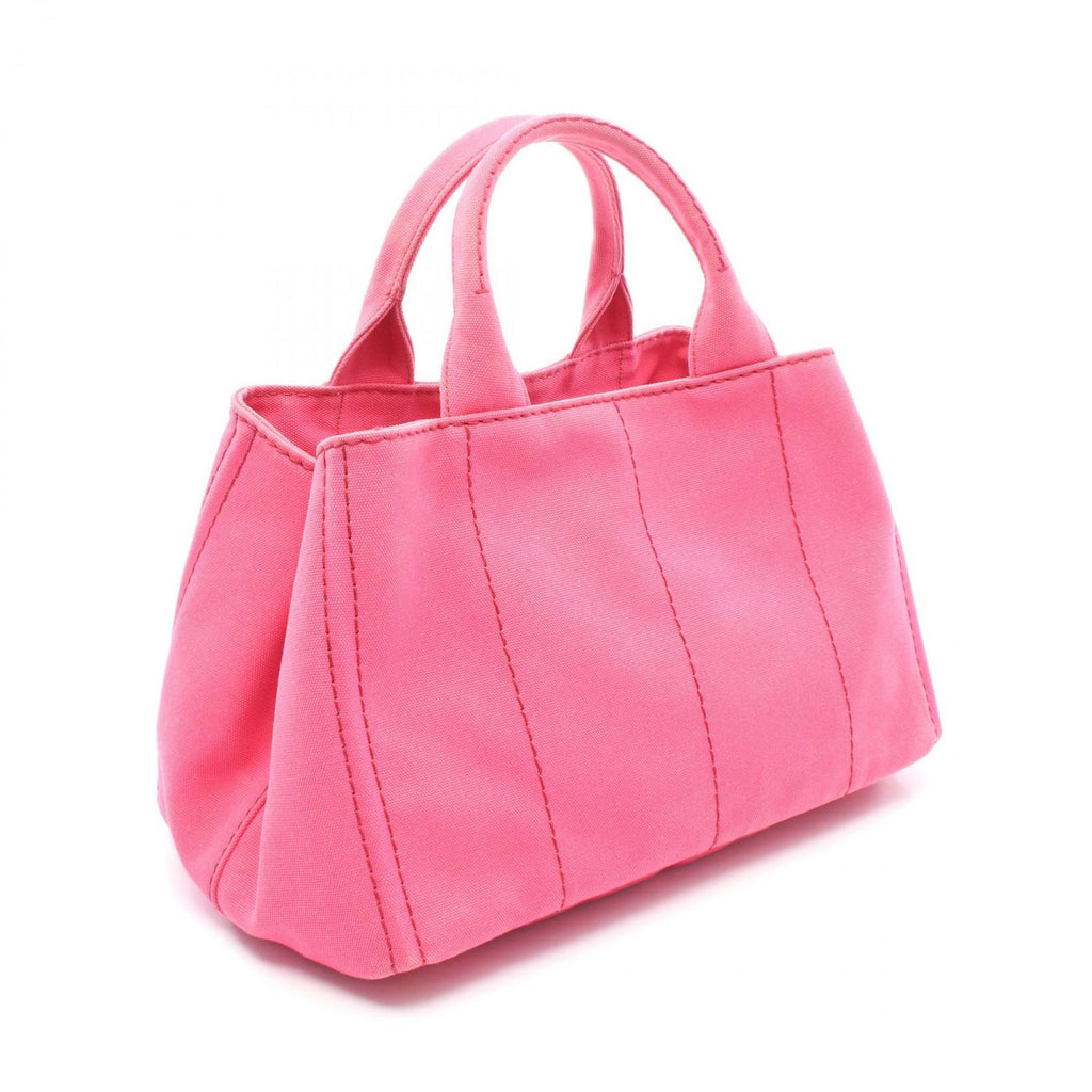 Prada Tote Canapa Pink Canvas 2-Way — view 2