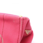 Prada Tote Canapa Pink Canvas 2-Way — view 7