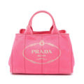 Prada Tote Canapa Pink Canvas 2-Way