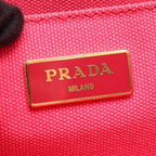 Prada Tote Canapa Pink Canvas 2-Way — view 4