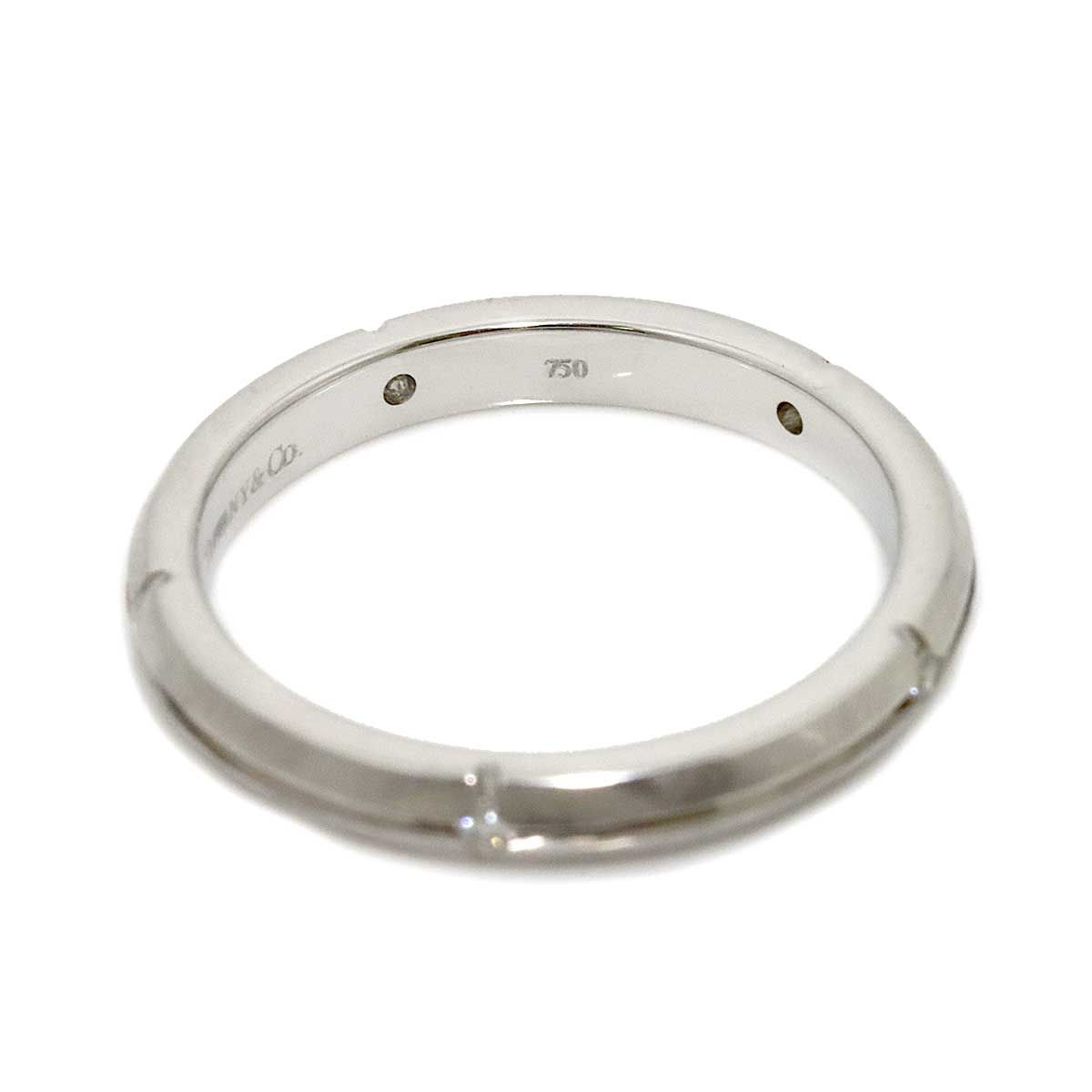 Tiffany & Co Streamerica Ring Diamond 18k WG White Gold 750 — view 4