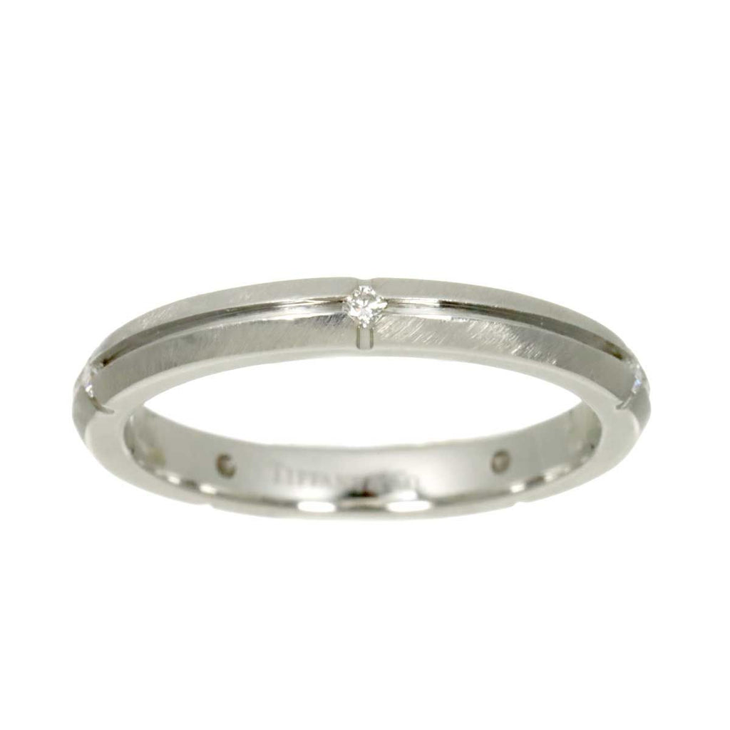 Tiffany & Co Streamerica Ring Diamond 18k WG White Gold 750 — view 2