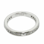 Tiffany & Co Full Circle Channel Setting Ring Diamond Pt Platinum — view 3