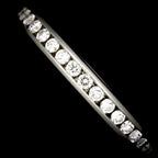 Tiffany & Co Full Circle Channel Setting Ring Diamond Pt Platinum — view 5