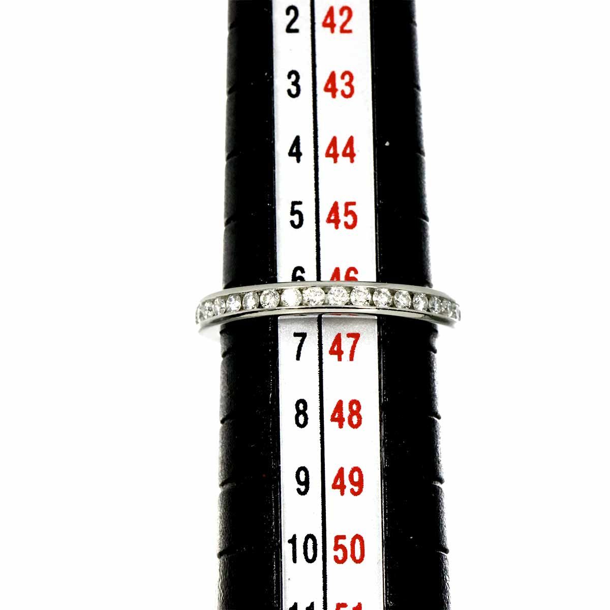 Tiffany & Co Full Circle Channel Setting Ring Diamond Pt Platinum — view 6