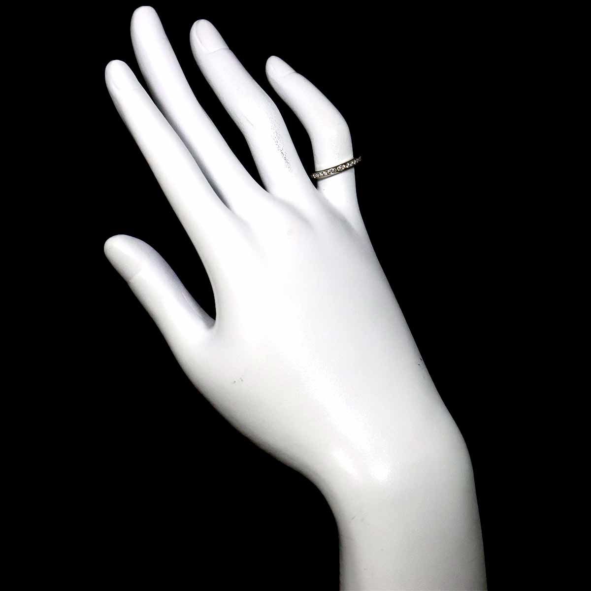 Tiffany & Co Full Circle Channel Setting Ring Diamond Pt Platinum — view 7
