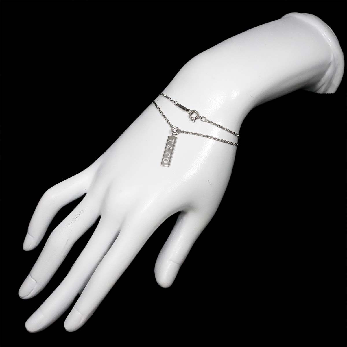 Tiffany & Co Diamond Bracelet 30.5 cm 18k WG White Gold — view 8