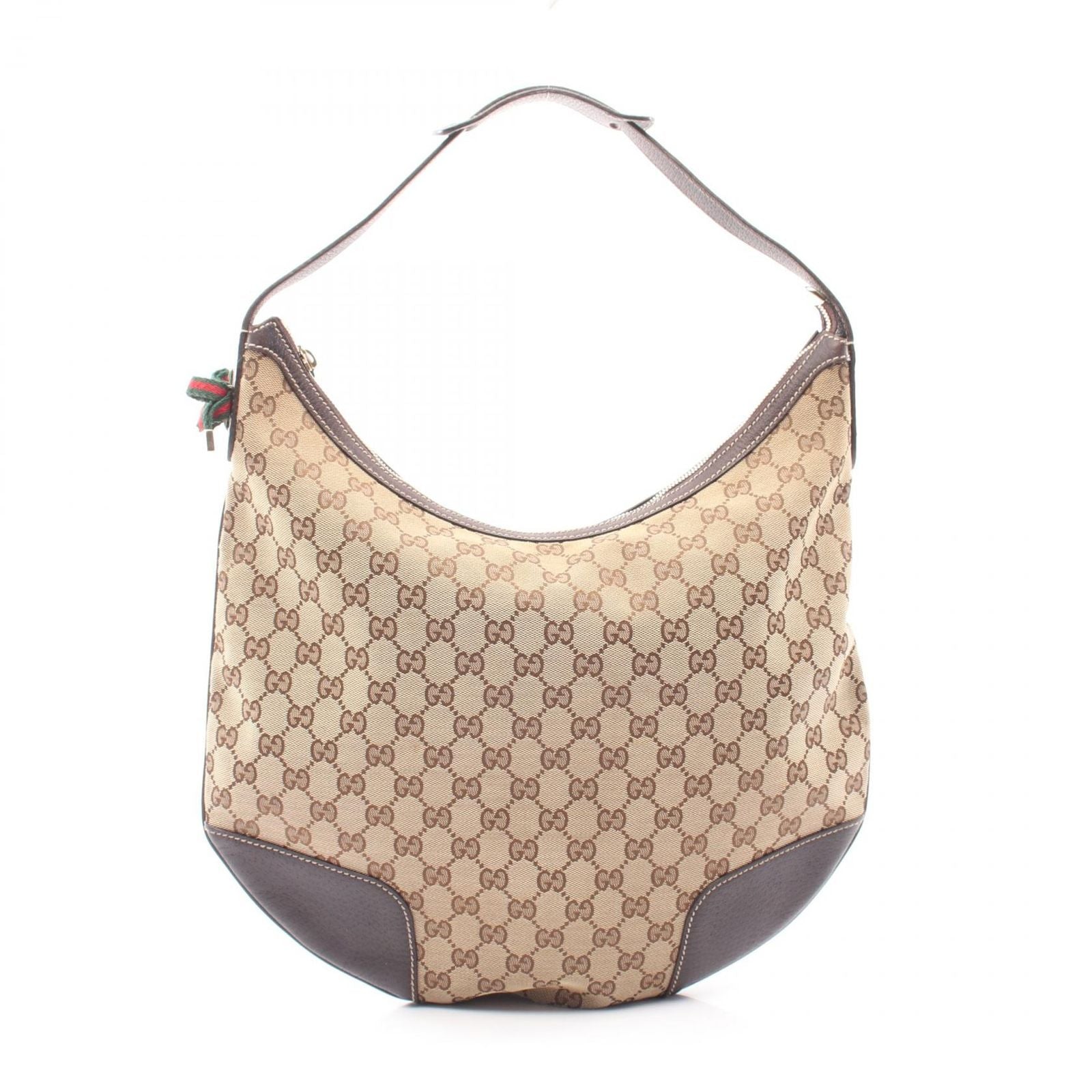 Gucci Shoulder Bag GG Canvas Beige Brown