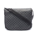 Louis Vuitton Shoulder Bag Daniel GM Damier Graphite Canvas Leather