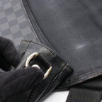 Louis Vuitton Shoulder Bag Daniel GM Damier Graphite Canvas Leather — view 6