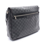 Louis Vuitton Shoulder Bag Daniel GM Damier Graphite Canvas Leather — view 2