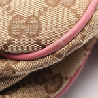 Gucci Shoulder Bag GG Canvas Beige Pink Suki — view 7