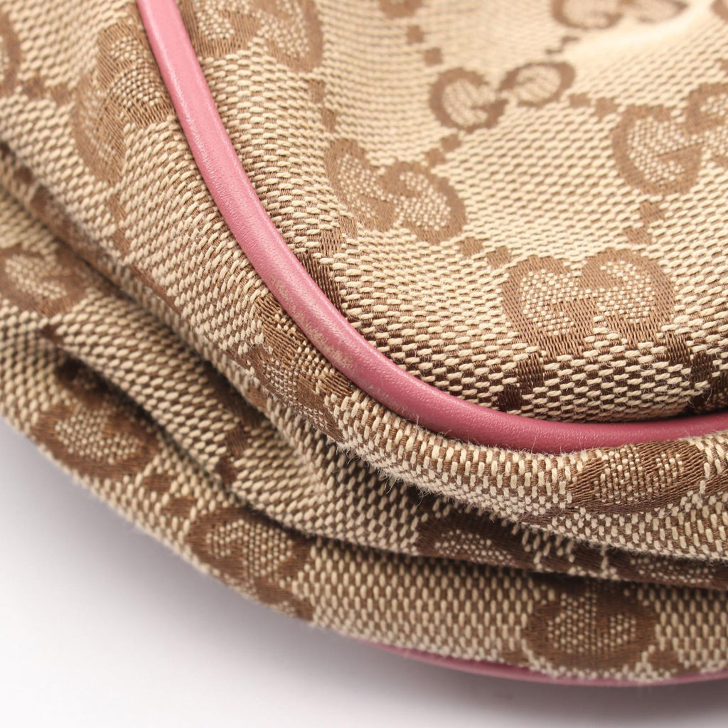 Gucci Shoulder Bag GG Canvas Beige Pink Suki — view 8