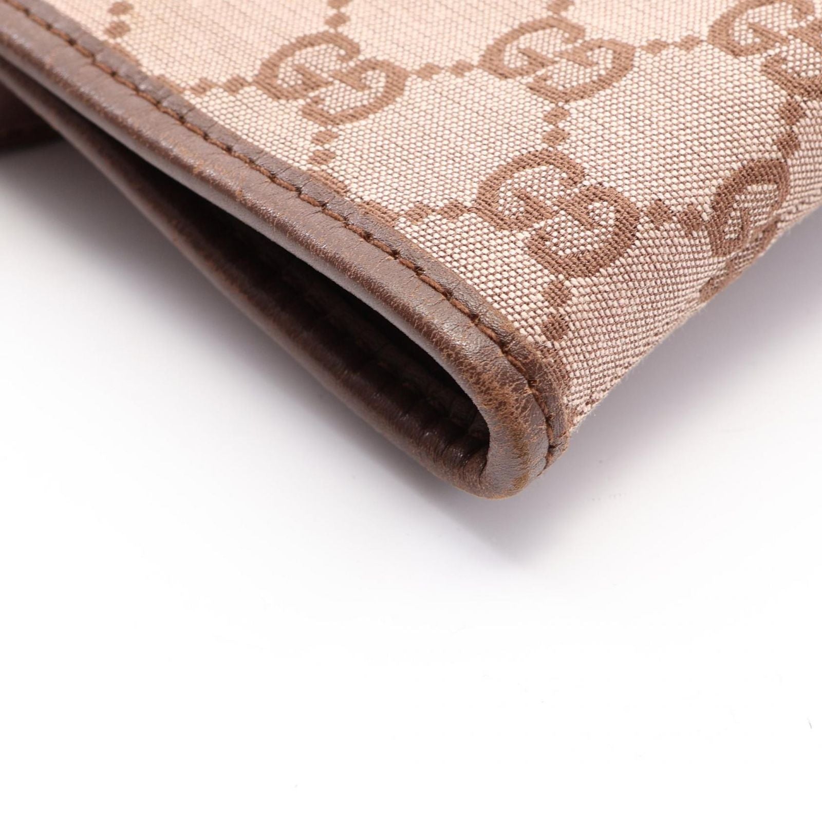 Gucci Tote GG Canvas 002 Pink Beige Dark Brown — view 9