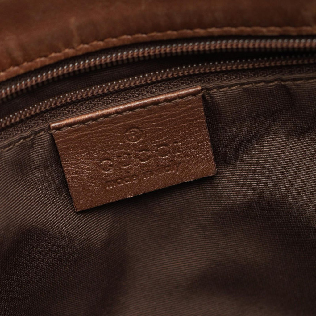 Gucci Tote GG Canvas 002 Pink Beige Dark Brown — view 4