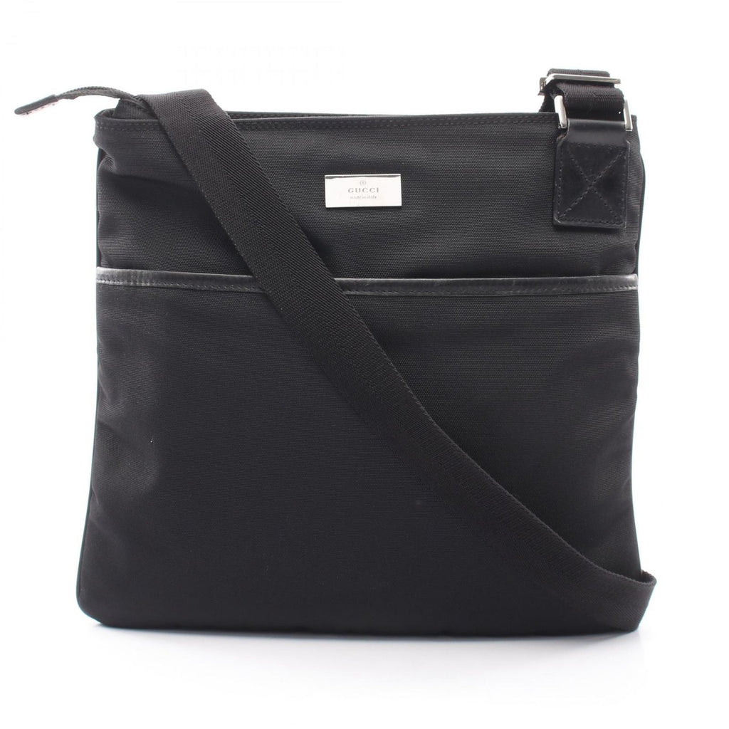Gucci Shoulder Bag Black Leather