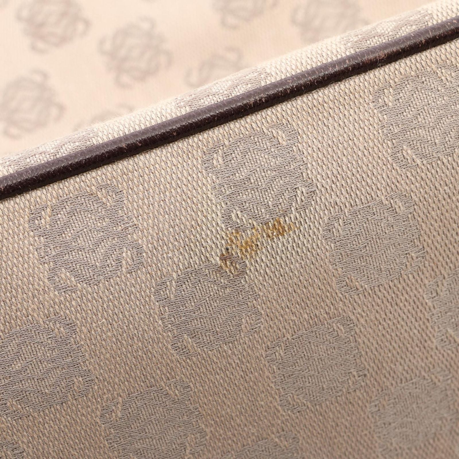 Loewe Tote Anagram Brown Dark Canvas Leather — view 9