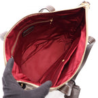 Loewe Tote Anagram Brown Dark Canvas Leather — view 3