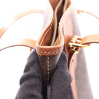Celine Tote Macadam Dark Brown Canvas Leather — view 9