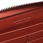 Bottega Veneta Round Wallet Intrecciato Brown Leather — view 4