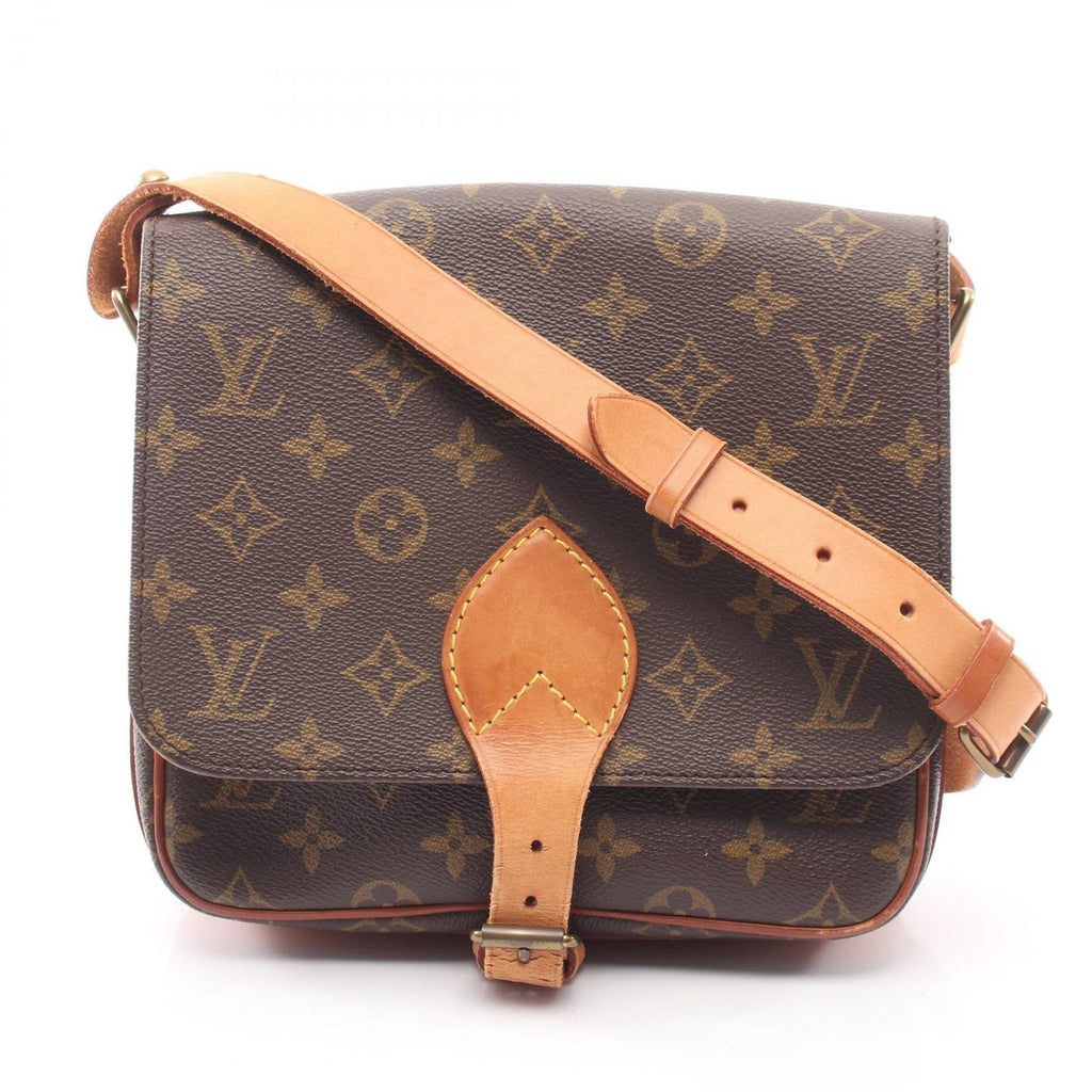 Louis Vuitton Shoulder Bag Cult Ciel Monogram Canvas Leather
