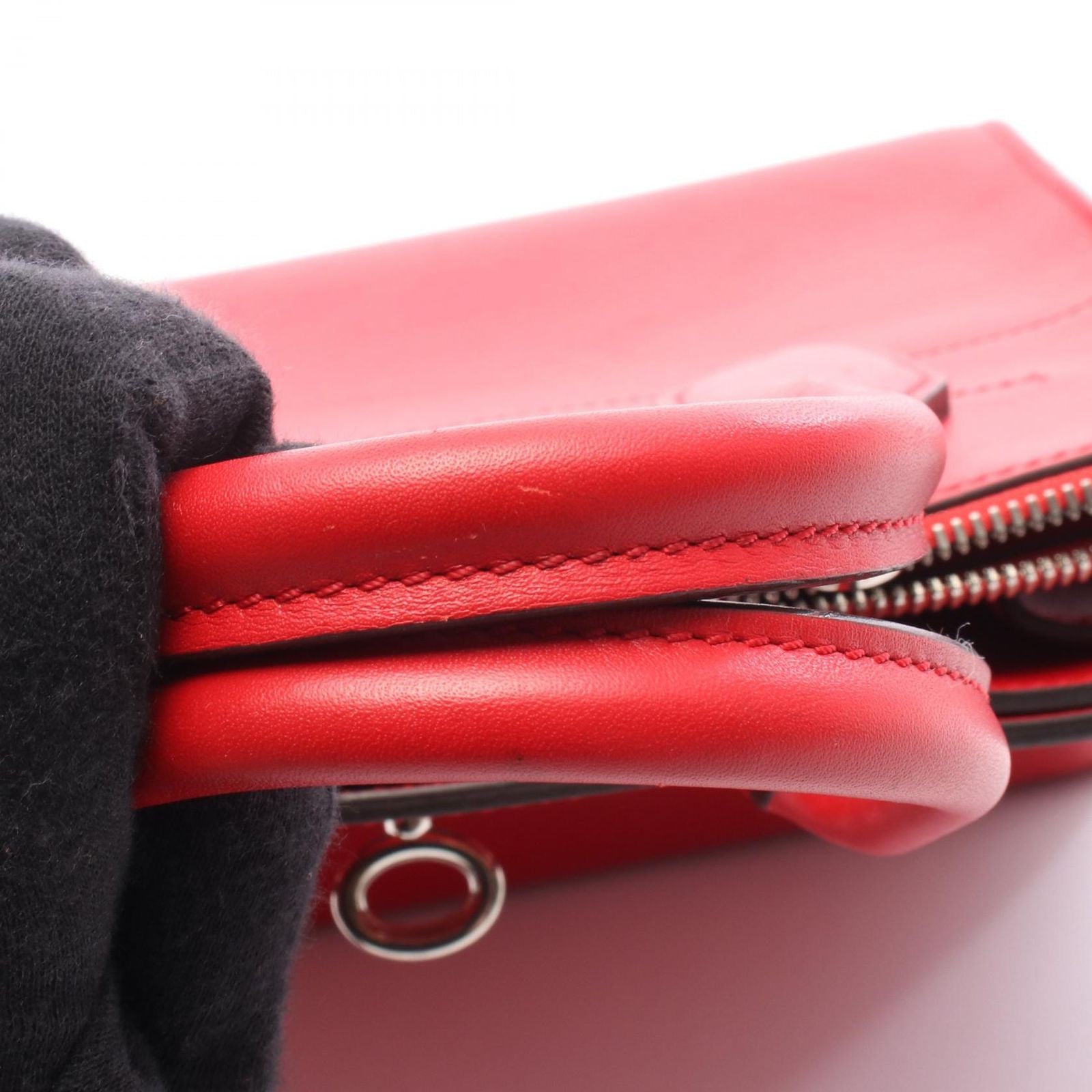 Louis Vuitton Handbag City Steamer PM Rouge Leather — view 8