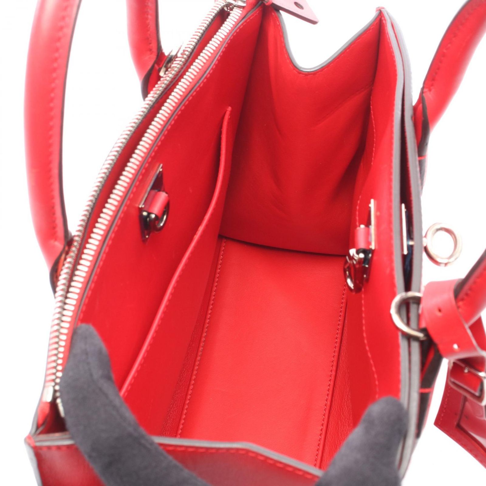 Louis Vuitton Handbag City Steamer PM Rouge Leather — view 3