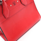 Louis Vuitton Handbag City Steamer PM Rouge Leather — view 9