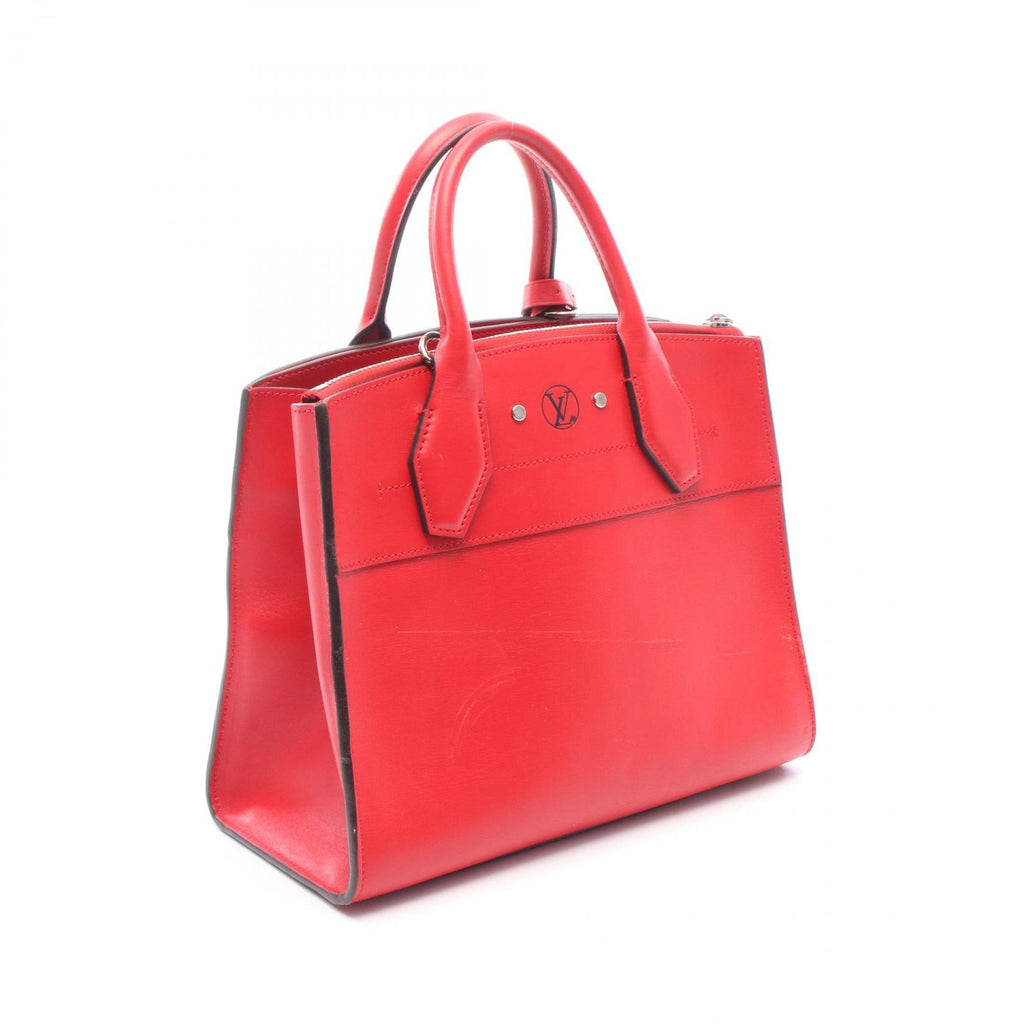 Louis Vuitton Handbag City Steamer PM Rouge Leather — view 2