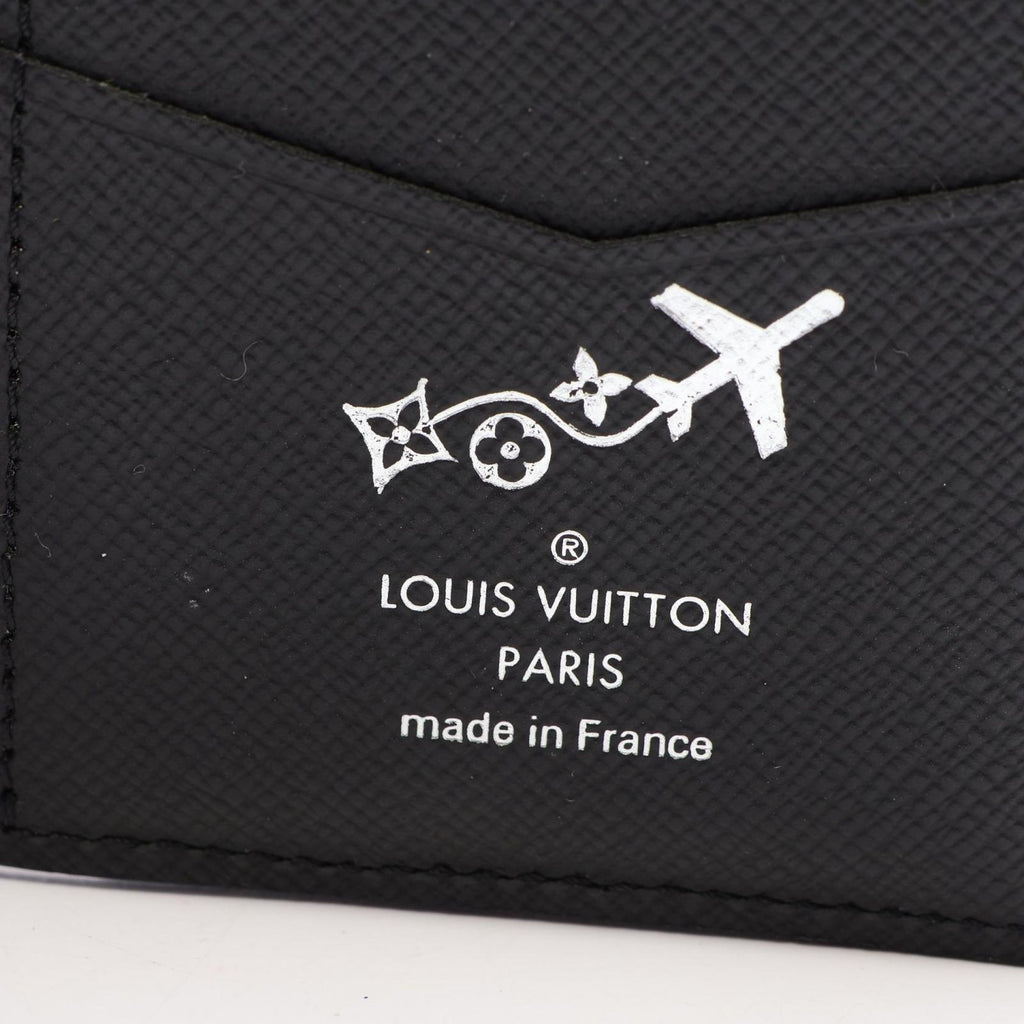 Louis Vuitton Card Case Organizer de Poche Epi Noir Leather — view 4