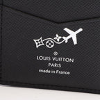 Louis Vuitton Card Case Organizer de Poche Epi Noir Leather — view 4