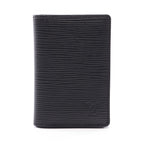 Louis Vuitton Card Case Organizer de Poche Epi Noir Leather