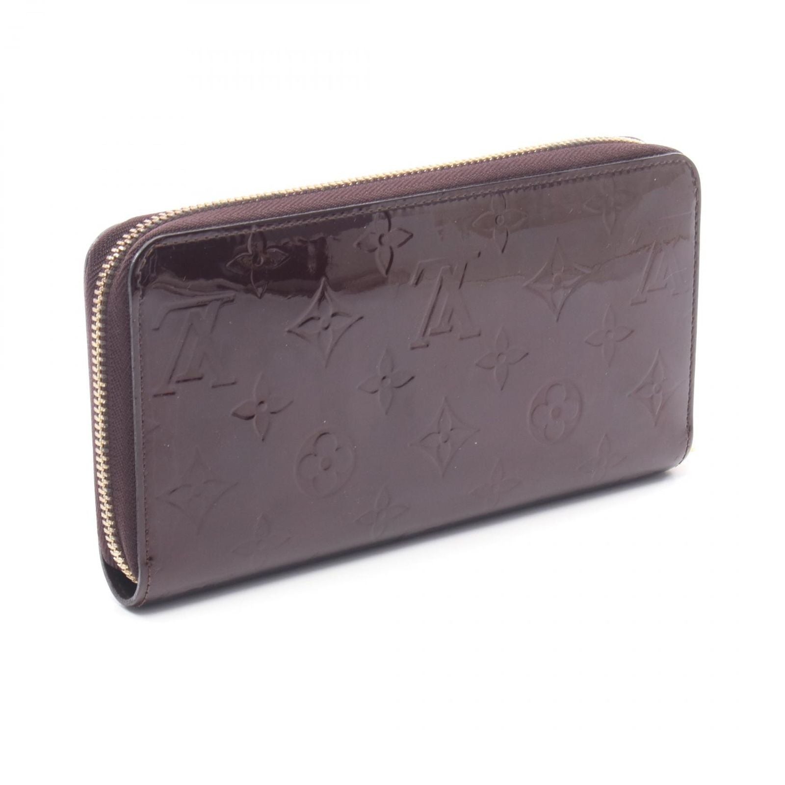 Louis Vuitton Round Wallet Zippy Amarante Leather — view 2