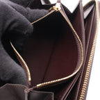 Louis Vuitton Round Wallet Zippy Amarante Leather — view 4