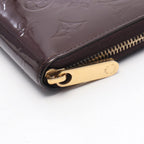 Louis Vuitton Round Wallet Zippy Amarante Leather — view 7