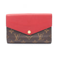 Louis Vuitton Hook Wallet Portefeuille Pallas Compact Cerise Leather
