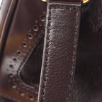 Celine Shoulder Bag Dark Brown Leather — view 8