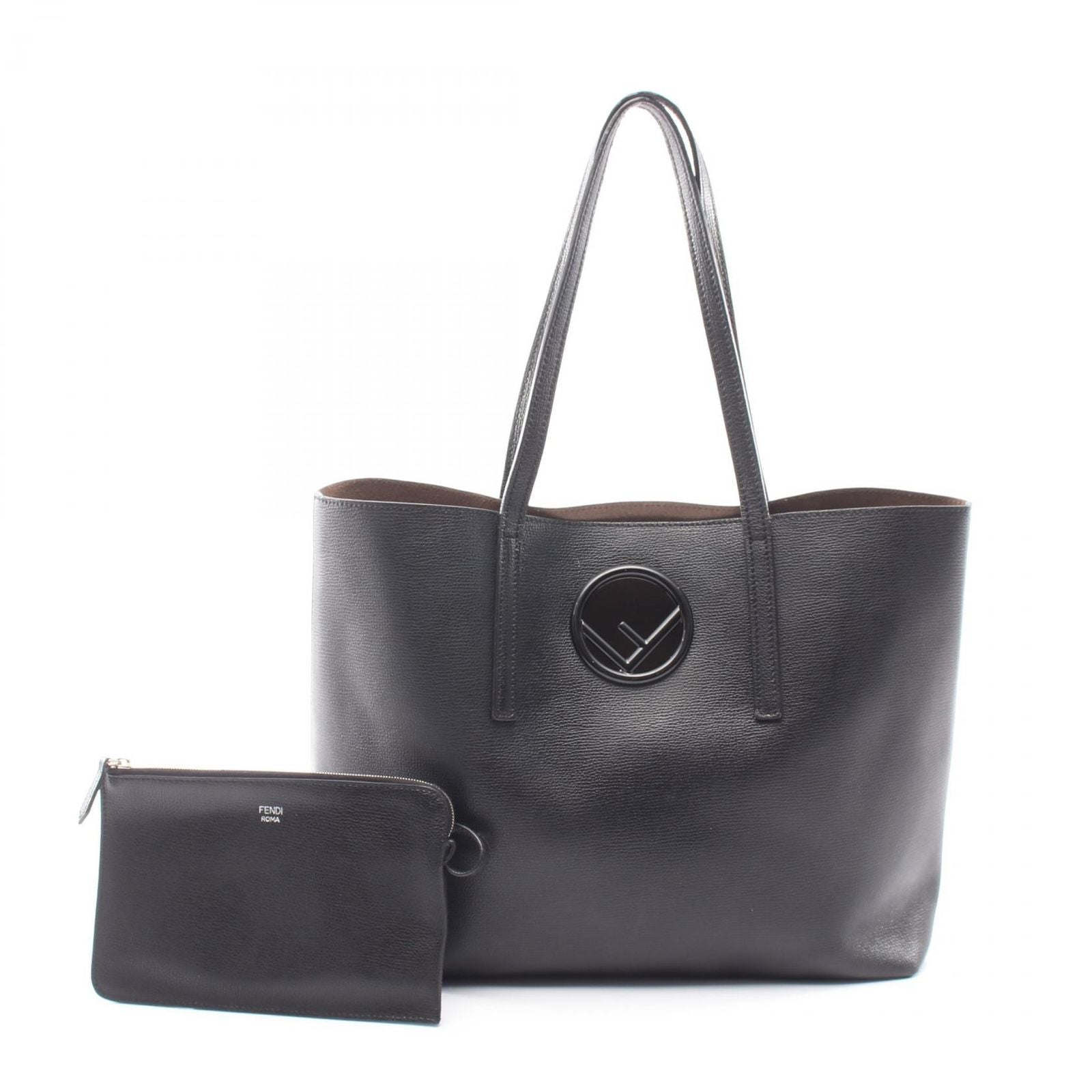 Fendi Tote Is Shopping Black Leather